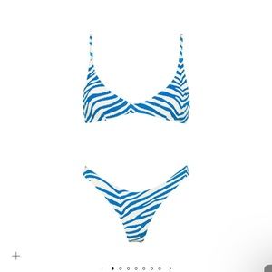 Triangle Maia Zebra splash bikini!